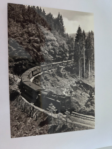 Ansichtskarte harzquerbahn - ansichtskarte,