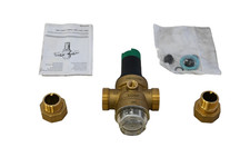Honeywell Druckminderer D06F 1" DN25 mit Filter & Zubehör, Messing, neu