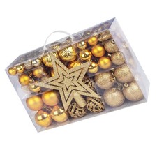 101 teilig Weihnachtskugeln