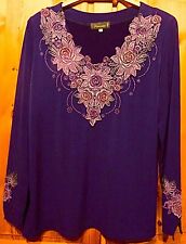 Langarm-T-Shirt Damen Vercotti