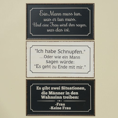 Schild mit spruch witzig - mit,