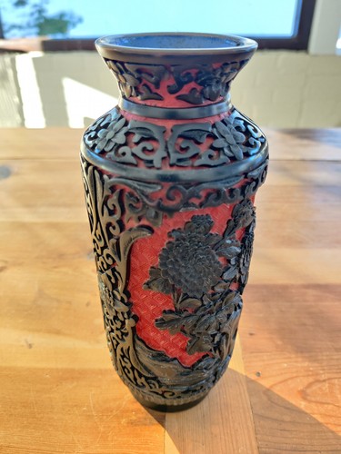 Vintage chinesische zinnober - vintage,