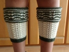 Handarbeit! Loferl Umschlag Wadenstutzen Trachten Herren WU:36-41cm 