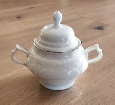 Rosenthal Classic Rose weiß Porzellan Zuckerdose mit Deckel 12,5 cm Sanssouci