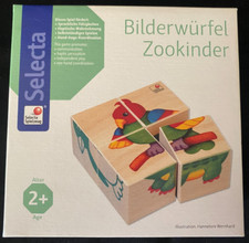 Selecta Spielzeug - Bilderwürfel Zookinder - ab 2 Jahre