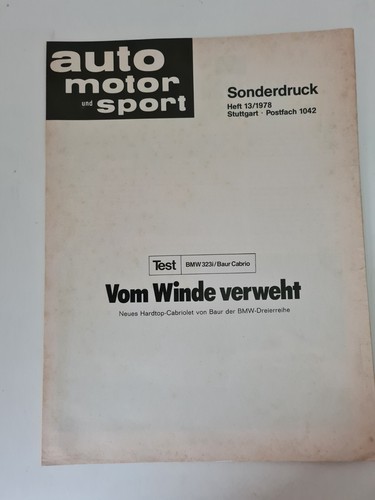 Bmw 323i baur - baur,