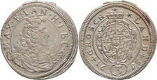 Bayern München 3 Kreuzer 1695 Maximilian II. Emanuel  Original Münze #D370