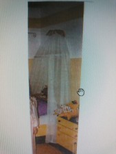 Kinder Baby Betthimmel Baldachin weiß