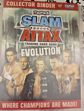 WWE Topps Slam Attax Trading Card Game Evolution Album mit 175 Karten