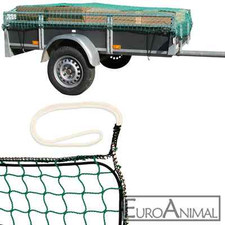 Abdecknetz Ladungs-Sicherungsnetz Anhängernetz Gepäck Transportnetz mit Gummizug