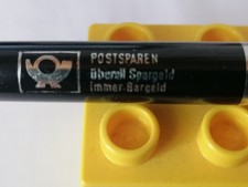 Postsparen Vierfarb Kugelschreiber schwarz silber Selten Rarität