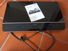 MEDION MD 15324 3500W Doppel-Induktionskochplatte - Schwarz, gebraucht