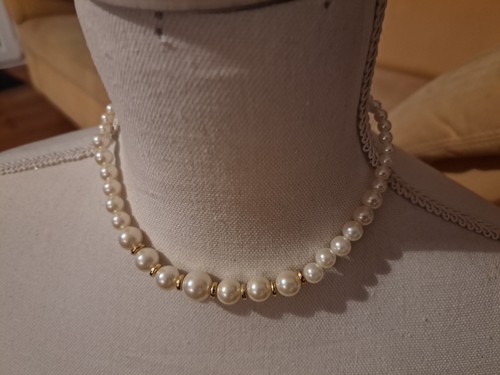 Perlenkette weiße und