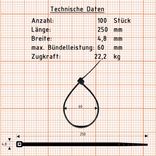 Kabelbinder profi industrie - profi,