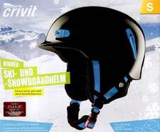 Kinder Ski und Snowboardhelm Gr. S blau o. schwarz Skihelm Kinderhelm Sturzhelm