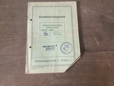 Original Kraftfahrzeugbrief