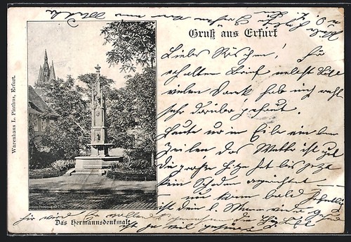 Erfurt hermannsdenkmal - erfurt,,