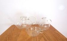 Jenaer Glas - Wagenfeld - Teekanne Heißwasserkanne Rahmgießer - Bauhaus