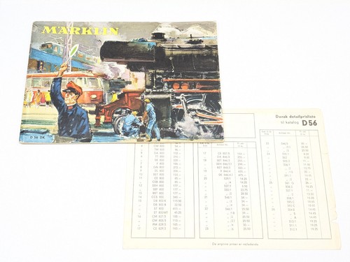 Märklin katalog 1956 - d56, dk