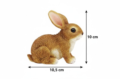 Dekofigur kleiner hase sitzend - hase,