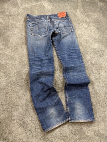 Evisu denim jeans made - denim, in