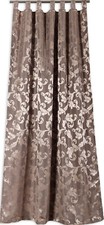 Schlaufenschal Lyon braun Barock 140x245cm Vorhang mit Schlaufen Schal Gardine