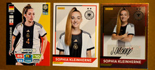 Panini Frauen Fußball WM 2023-Trading Card DFB Sophia Kleinherne signiert+2xBase