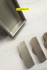 SieMatic Adeckkkappe C-Profil V2A Optik Griffmulde Griffleiste Grifflosküche 