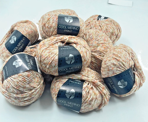 Cool merino print - cool, (500g)