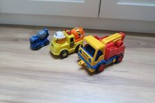 3 x Wader Kinder Spielzeug Betonmischer Auto Kran Truck Wagen Last LKW Haken