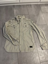 G-Star Herren Jacke Gr. M Beige Blouson Parker Bomber Jacke Mantel 