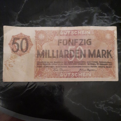Geldscheine inflation 1923 - geldscheine,