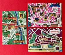 3 x DDR Stadtplan AK 1987 Dresden, Halle Saale und Wittenberg   ( 159580