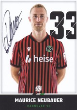 Autogrammkarte Maurice