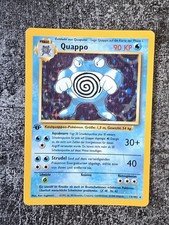 Pokémon Karte • Quappo 13/102 • 1st Edition • Base Set Deutsch Holo Pokemon