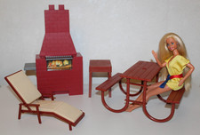 Barbeque Set ARCO 1980er Jahre für Barbie und andere Modepuppen