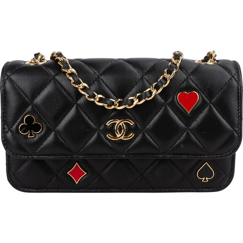 Chanel quilted lambskin coco - quilted,