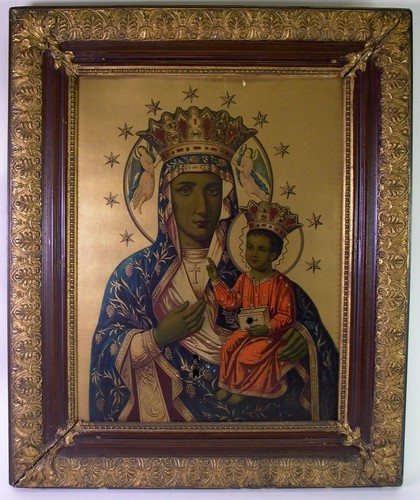 Religiöses uhrenbild - uhrenbild, /