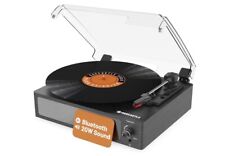 Plattenspieler eingebauter Lautsprecher, kl. Standfläche,Oakcastle TT100,GEPRÜFT