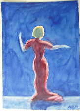 Wilhelm Klußmann Aquarell 2004 sign. Like a Virgin 33x24cm GT-555