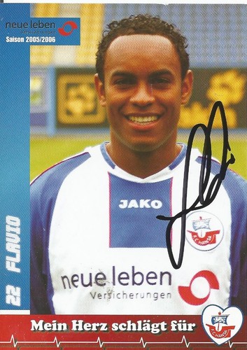 Flavio autogrammkarte hansa - flavio,