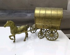Vintage Messing Pferd Mit