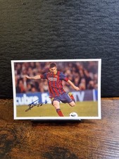 Lionel Messi Autogrammkarte