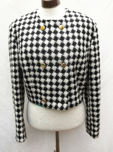 Kleid jacke schwarz weiß - kleid,