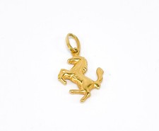 " Ferrari " | Pferd | Gold Anhänger | Goldschmuck Schmuck | 18 Karat 750K