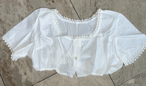 Weisse dirndlbluse spitze - weisse,