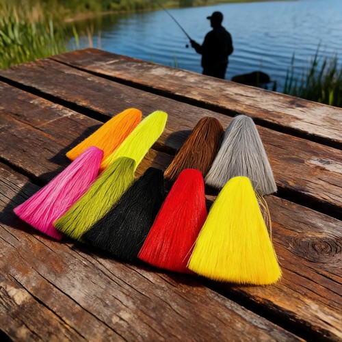 Bucktail fliegenbindematerial - bucktail,