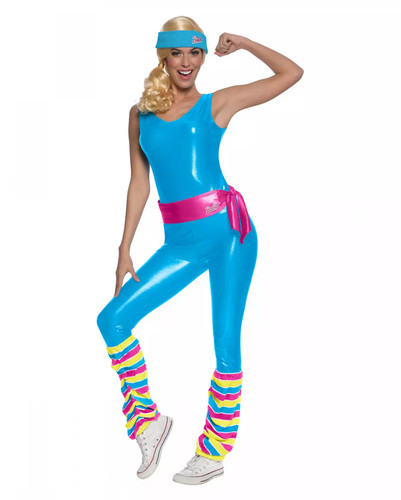 Blaues barbie aerobic - blaues,