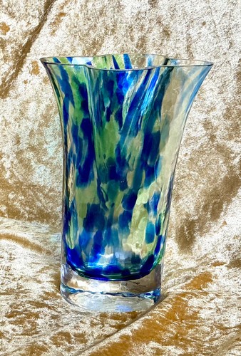 Vintage glasvase sea glasbruk - sea,
