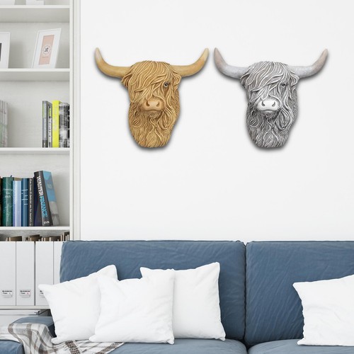 Kuh wandskulptur originelle - kuh, wandskulptur,